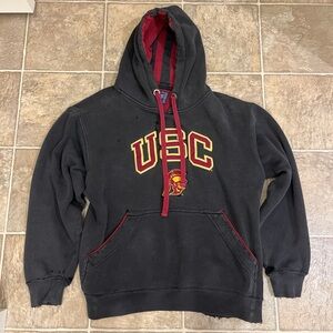 Champs Sports Navy and Red Team Hoodie
